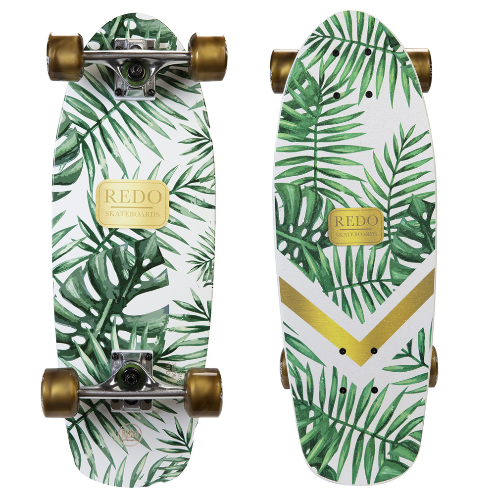 Shorty Cruiser Green Palm Skateboard
